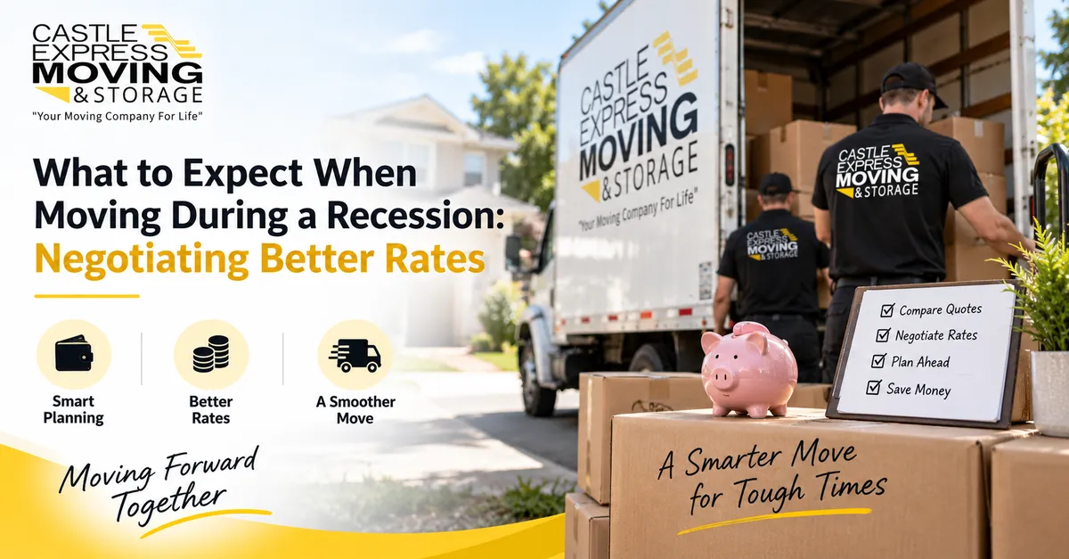 Moving During a Recession: How to Negotiate Better Rates — Castle Express Moving & Storage