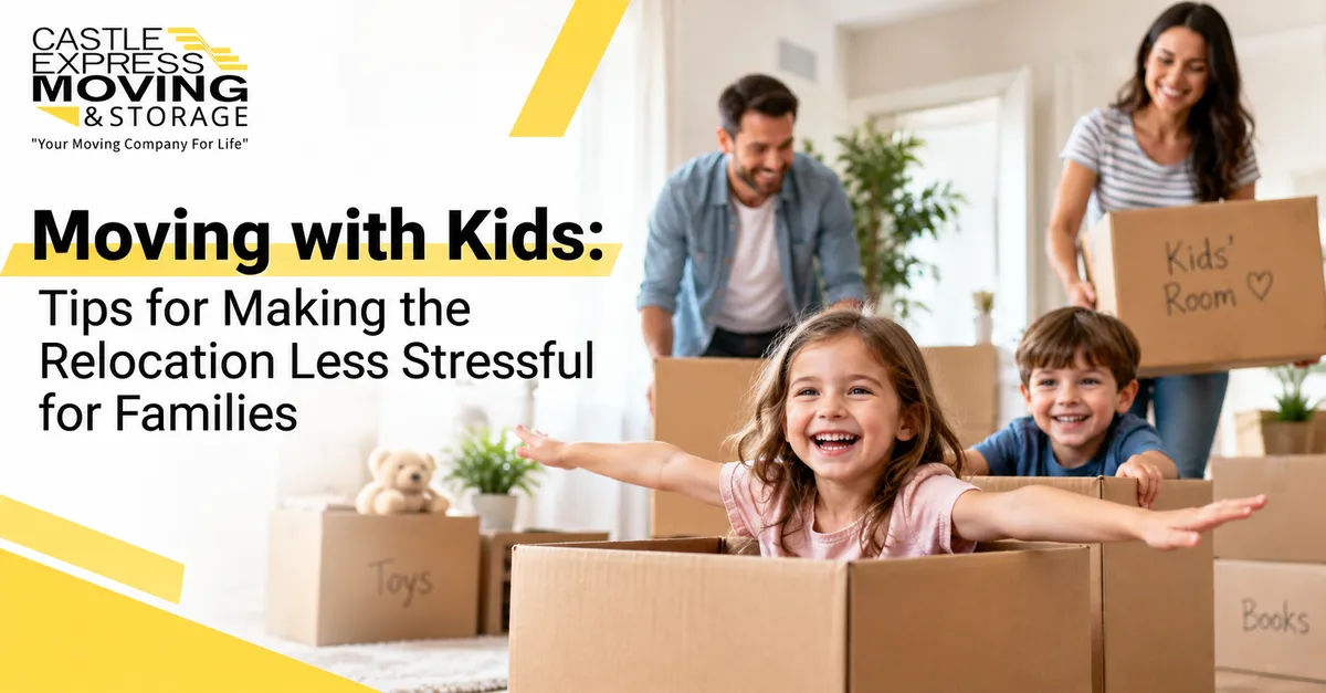 Moving with Kids: Tips for Making the Relocation Less Stressful for Families — Castle Express Moving & Storage