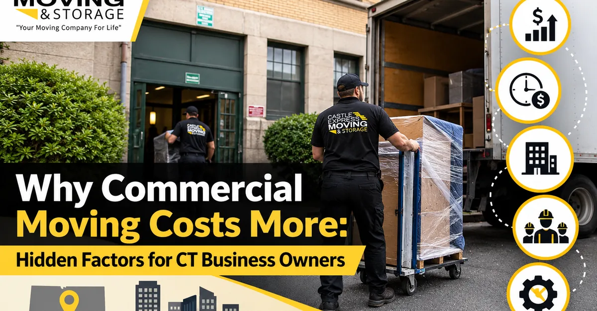 Why Commercial Moving Costs More: Hidden Factors for CT Business Owners — Castle Express Moving & Storage